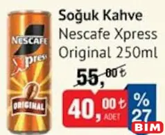 NESCAFE XPRESS ORİGİNAL SOĞUK KAHVE 250 ML